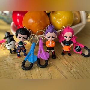 KPOP Demon Hunters Inspired 3D printed keychains SET OF 4!